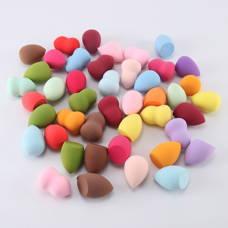 Beauty Egg Gourd Egg Water Drop Oblique Cut Makeup Sponge Egg Air Cushion Puff Non-Latex Makeup Egg Wet and Dry Use - image 2