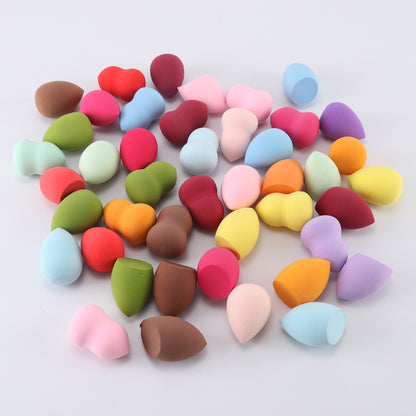 Beauty Egg Gourd Egg Water Drop Oblique Cut Makeup Sponge Egg Air Cushion Puff Non-Latex Makeup Egg Wet and Dry Use - image 2