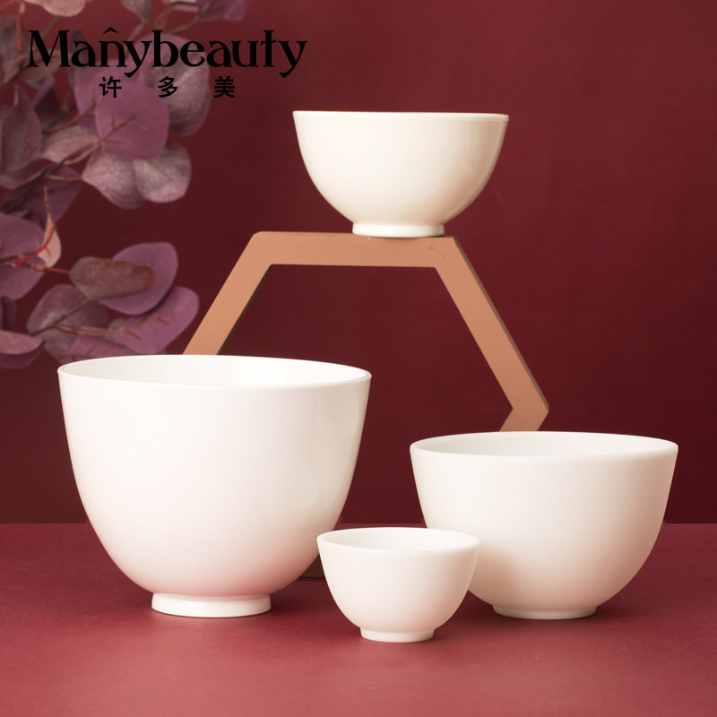 Facial Mask Bowl 2-Piece Set Small and Large Silicone Mixing Soft Mask Bowl Spa Beauty Salon Tools Supplies with Mixing Bowl and Spoon - image 1