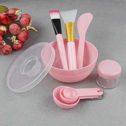 Cover mask Bowl set diy mask tool bowl stick brush spoon bubble bottle beauty tool set opp packaging - image 1