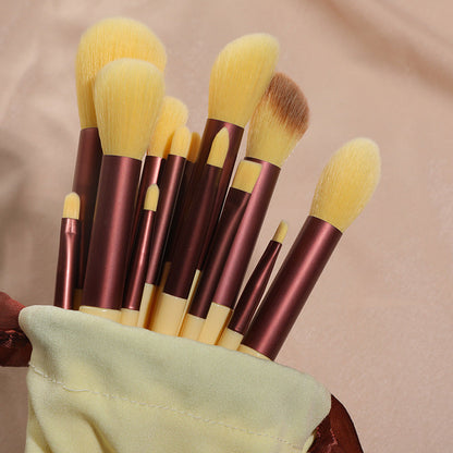 New 13 Sijiqing makeup brush set portable soft hair blush brush eye shadow brush full set of beauty tools - image 2