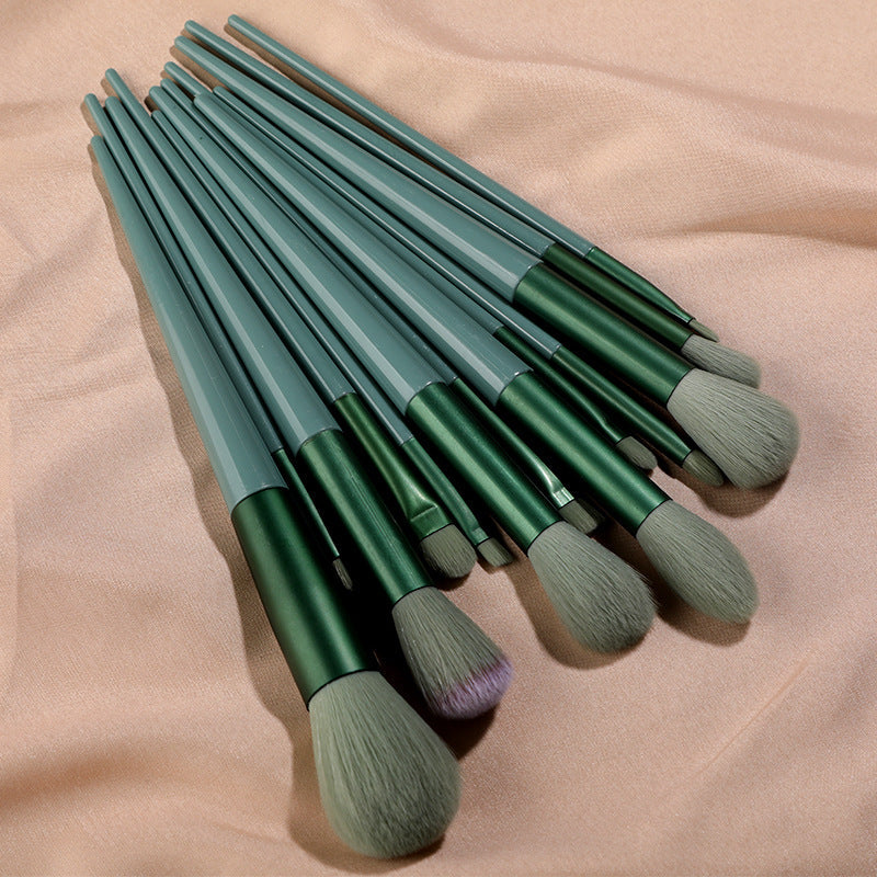 New 13 Sijiqing makeup brush set portable soft hair blush brush eye shadow brush full set of beauty tools - image 4