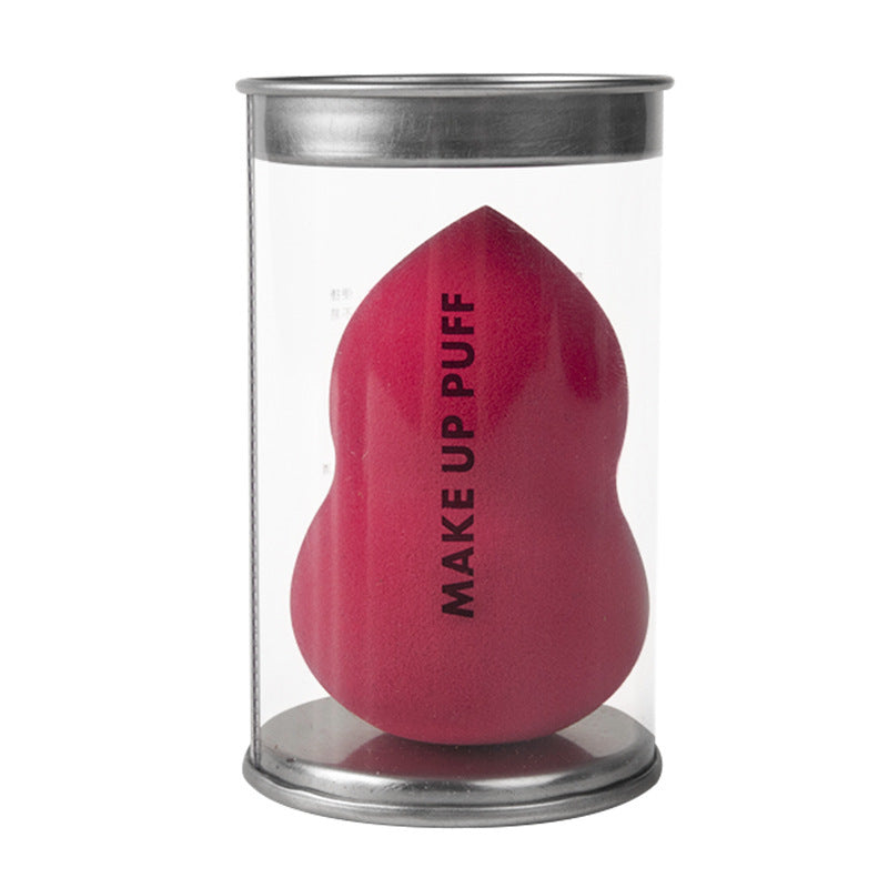 Large Beauty Sponge Gourd-Shaped Water Drop Angled Powder Puff, Non-Latex, Dual-Use for Dry and Wet Application, Non-Absorbent Makeup Sponge in Tin Packaging - image 5