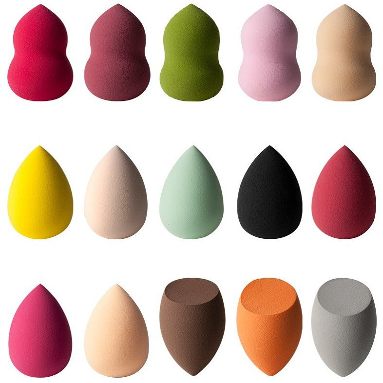 Manufacturer Wholesale Gourd-Shaped Water Drop Angled Powder Puff, Dual-Use for Dry and Wet Makeup, Beauty Sponge, Makeup Egg, Makeup Cushion Sponge Puff - image 1