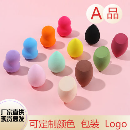 Manufacturer Wholesale Gourd-Shaped Water Drop Angled Powder Puff, Dual-Use for Dry and Wet Makeup, Beauty Sponge, Makeup Egg, Makeup Cushion Sponge Puff - image 2