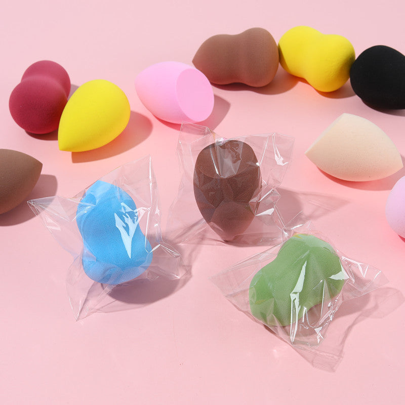 Manufacturer Wholesale Gourd-Shaped Water Drop Angled Powder Puff, Dual-Use for Dry and Wet Makeup, Beauty Sponge, Makeup Egg, Makeup Cushion Sponge Puff - image 3