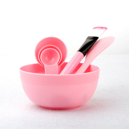 Pvc Plastic Mask Bowl Set, Mask Mixing Bowl Stick, Makeup Brush, Measuring Spoon, DIY Beauty Tools 6-Piece Set for Facial Application - image 2