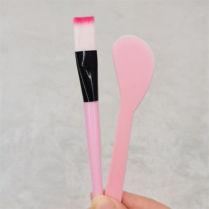 Pvc Plastic Mask Bowl Set, Mask Mixing Bowl Stick, Makeup Brush, Measuring Spoon, DIY Beauty Tools 6-Piece Set for Facial Application - image 3