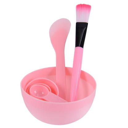 Pvc Plastic Mask Bowl Set, Mask Mixing Bowl Stick, Makeup Brush, Measuring Spoon, DIY Beauty Tools 6-Piece Set for Facial Application - image 5