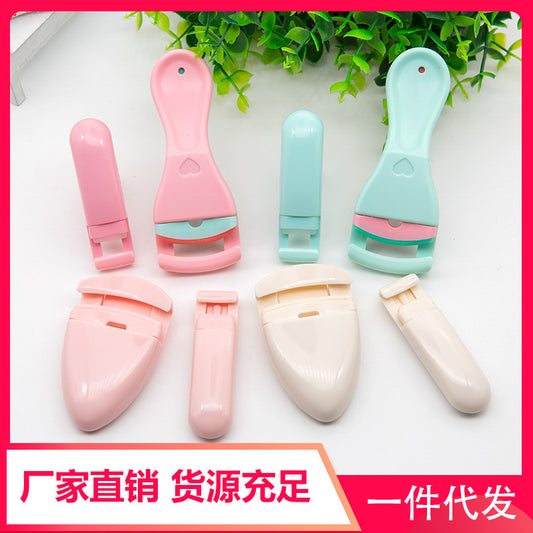 Local eyelash curler wholesale portable curling small segmented curling device spare rubber strip gift cross-border plastic - image 1