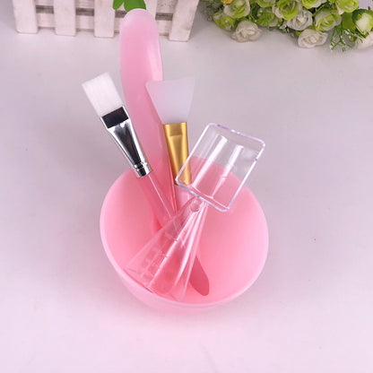 DIY Beauty Silicone Mask Bowl Set Adjusting Mask Brush Adjusting Mask Stick Measuring Spoon Homemade Mask Tool - image 3