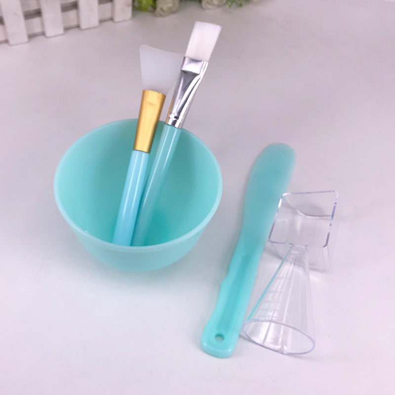 DIY Beauty Silicone Mask Bowl Set Adjusting Mask Brush Adjusting Mask Stick Measuring Spoon Homemade Mask Tool - image 4