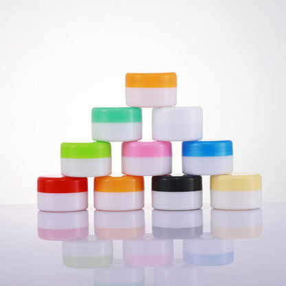5G 10 20 30 50g round box PP plaster box cosmetic packaging box portable travel cream packaging box - image 1