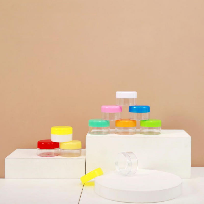5G 10 20 30 50g round box PP plaster box cosmetic packaging box portable travel cream packaging box - image 2