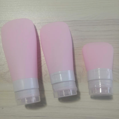 Fan-shaped travel storage sub-bottling set bottle emulsion cosmetic sub-packed squeeze small sample bottle silicone sub-bottling - image 4