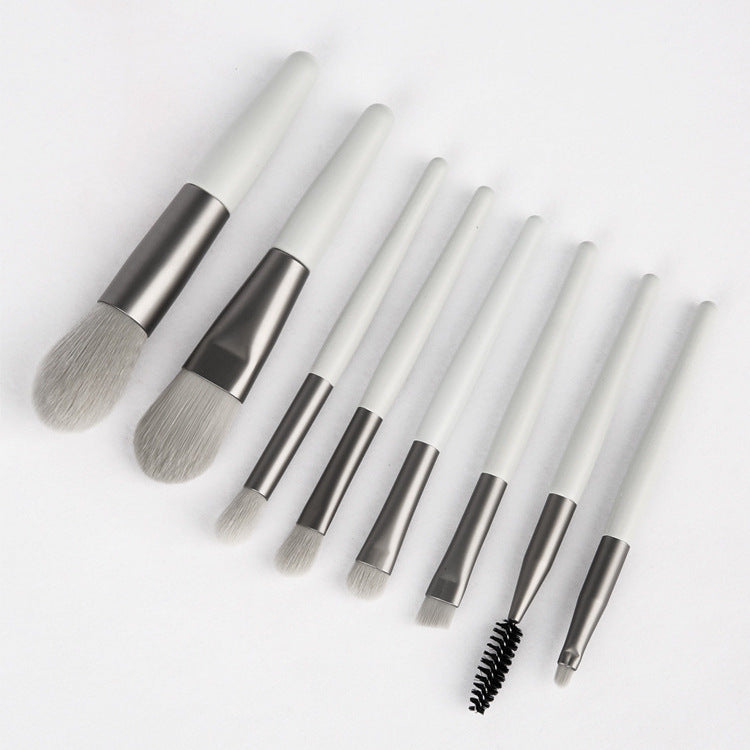 Mini Version of 8 Makeup Brush Set Portable Travel Set Soft-Bristled Eye Shadow Brush Foundation Brush Beauty Tools Wholesale - image 2