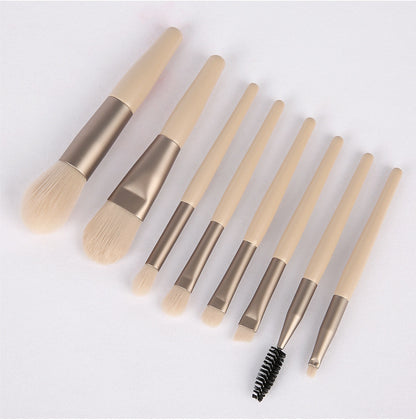 Mini Version of 8 Makeup Brush Set Portable Travel Set Soft-Bristled Eye Shadow Brush Foundation Brush Beauty Tools Wholesale - image 4