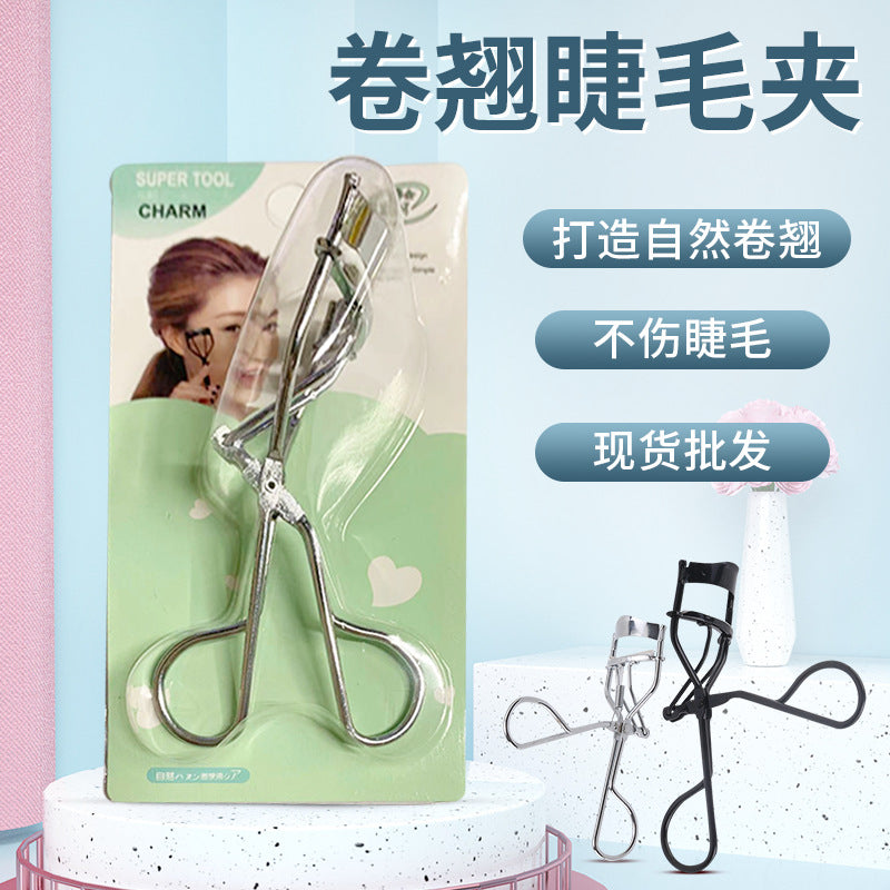 Eyelash Curler Wide-Angle Edge Comb Side Clip Beauty Curling False Eyelashes Auxiliary Tool Curling Natural Eyebrow Curler Natural - image 1