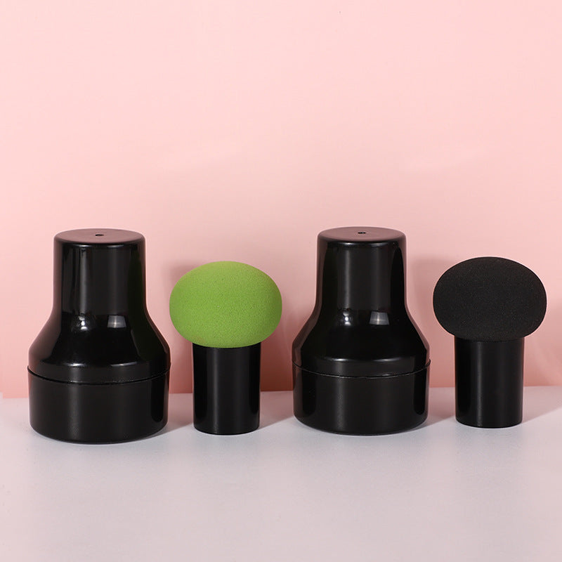 Round Head Small Grinding Ball Air Cushion Powder Puff Makeup Ball Dry and Wet Dual-Use Powder-free Portable Handle Grinding Ball Makeup Egg - image 4
