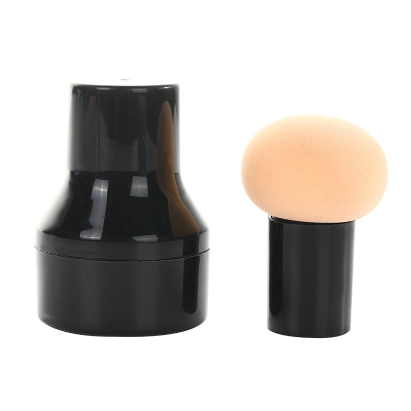 Round Head Small Grinding Ball Air Cushion Powder Puff Makeup Ball Dry and Wet Dual-Use Powder-free Portable Handle Grinding Ball Makeup Egg - image 5