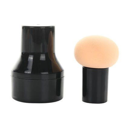 Round Head Small Grinding Ball Air Cushion Powder Puff Makeup Ball Dry and Wet Dual-Use Powder-free Portable Handle Grinding Ball Makeup Egg - image 5