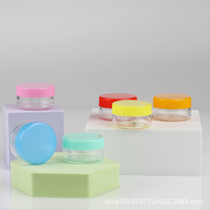 5G 10 20 30 50g round box PS plaster box cosmetic sub-Box Portable Travel cream bottle - image 3