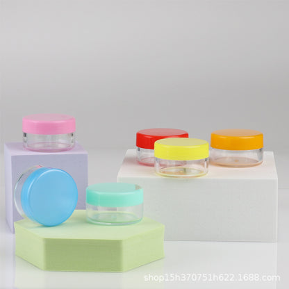 5G 10 20 30 50g round box PS plaster box cosmetic sub-Box Portable Travel cream bottle - image 3