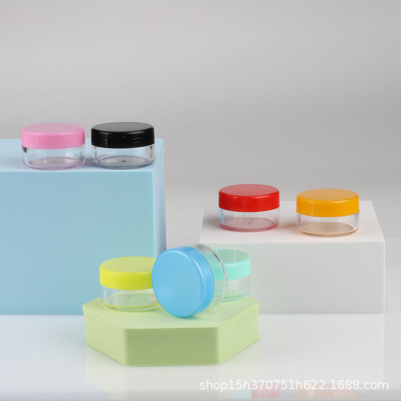 5G 10 20 30 50g round box PS plaster box cosmetic sub-Box Portable Travel cream bottle - image 4