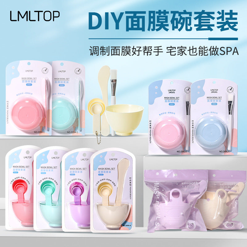 Lmltop Mask Bowl Set Collection DIY Six-Piece Mask Bowl Set Mask Stick Mask Mixing Tool Set - image 1