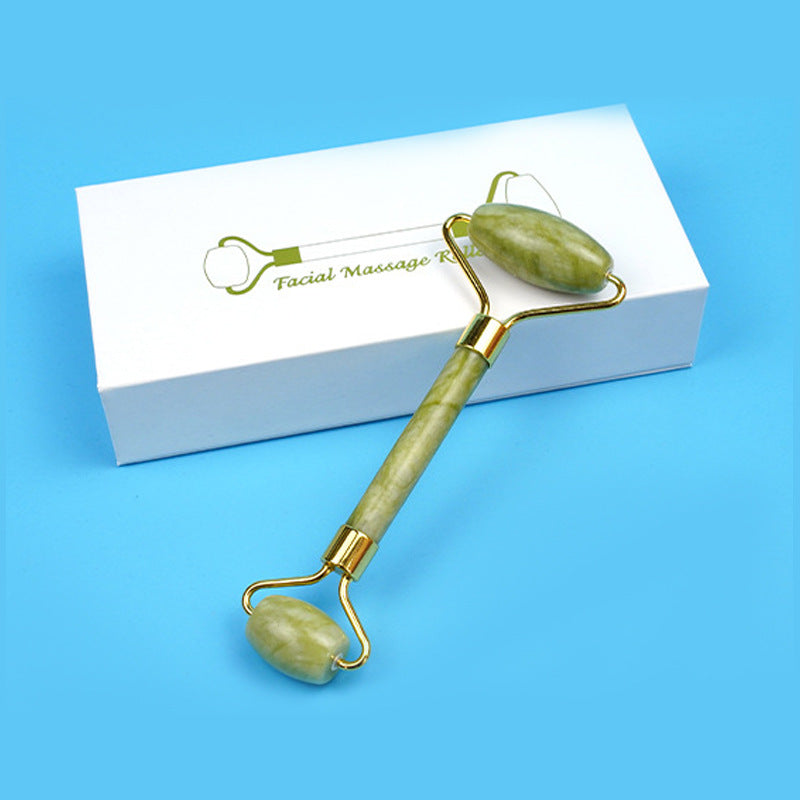 Cross-Border Wholesale Set of Jade Roller Massage Sticks, Double-Headed Meridian Beauty Salon Facial Massager, Factory Customization - image 3