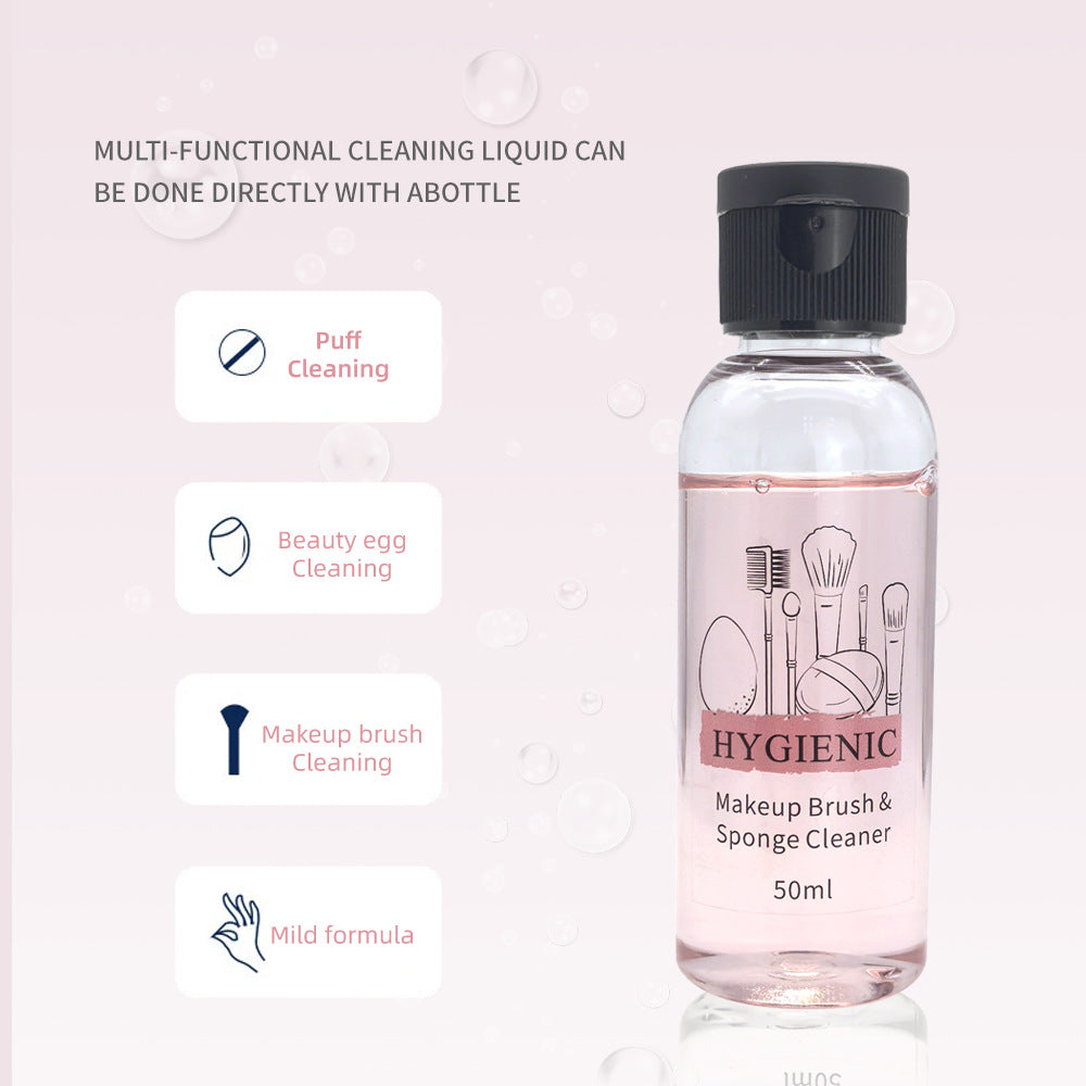 Powder puff cleaning liquid makeup brush beauty makeup egg decontamination cleaning water beauty makeup air cushion sponge egg tool cleaner - image 2