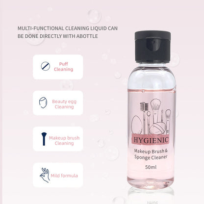 Powder puff cleaning liquid makeup brush beauty makeup egg decontamination cleaning water beauty makeup air cushion sponge egg tool cleaner - image 2