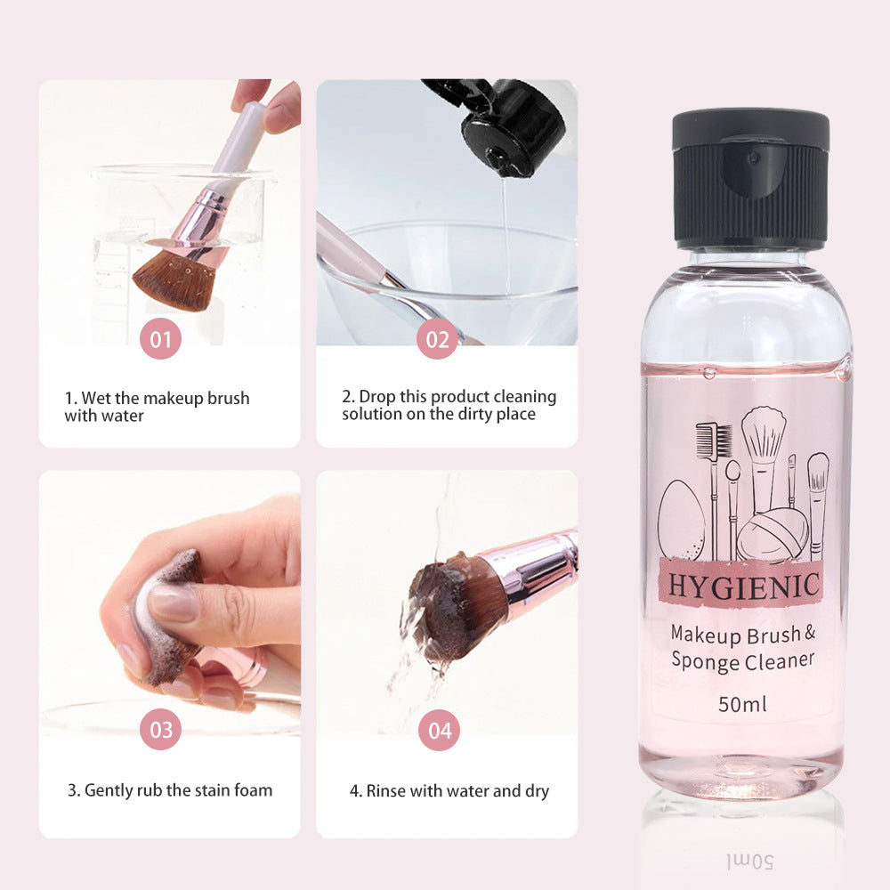 Powder puff cleaning liquid makeup brush beauty makeup egg decontamination cleaning water beauty makeup air cushion sponge egg tool cleaner - image 4