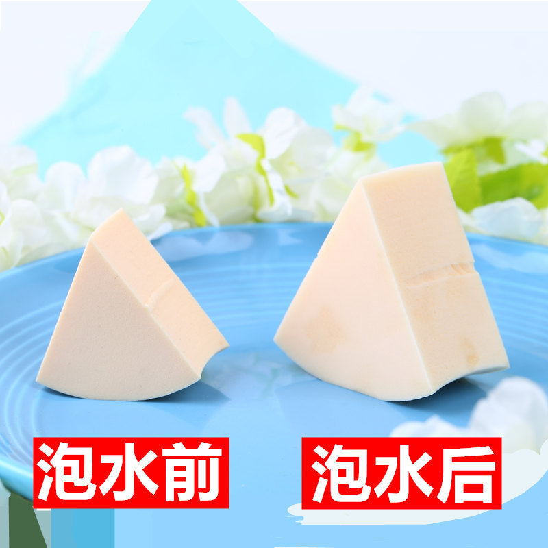 Wholesale Photo Studio Makeup Artist Triangular Powder Puff Beauty Egg Sponge Wet and Dry Storage Box Round Female Round Free Shipping - image 3