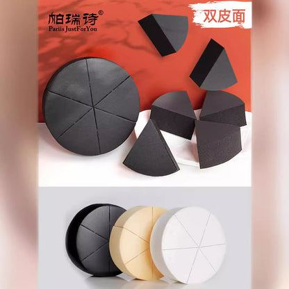 Wholesale Photo Studio Makeup Artist Triangular Powder Puff Beauty Egg Sponge Wet and Dry Storage Box Round Female Round Free Shipping - image 4