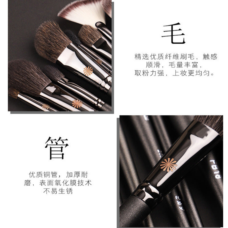 Cangzhou Picasso makeup brush eye shadow brush wool animal hair suit Cangzhou nose shadow brush concealer brush blush brush - image 3