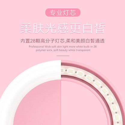 Charging mobile phone fill light live RK12 clip light selfie light portable light photo beauty light ring light - image 2