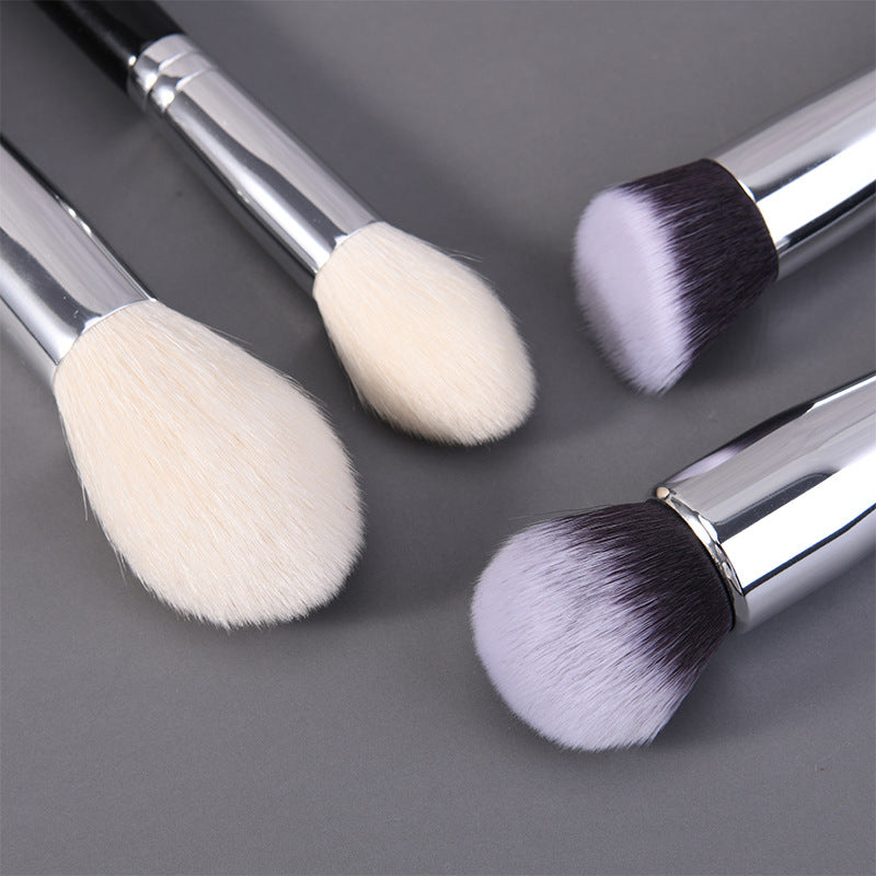 Cangzhou Animal Hair Makeup Brush Set of 15 Pieces Recommended by Professional Makeup Artists, Anmei Wool Eyeshadow and Powder Brushes - image 4