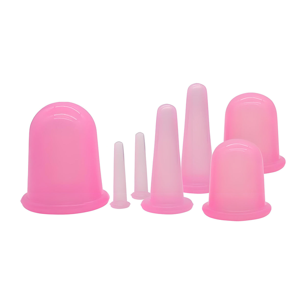 On behalf of labeling cross-border silicone cupping machine food grade moisture absorption cupping face beauty and health care suit massage cup - image 5