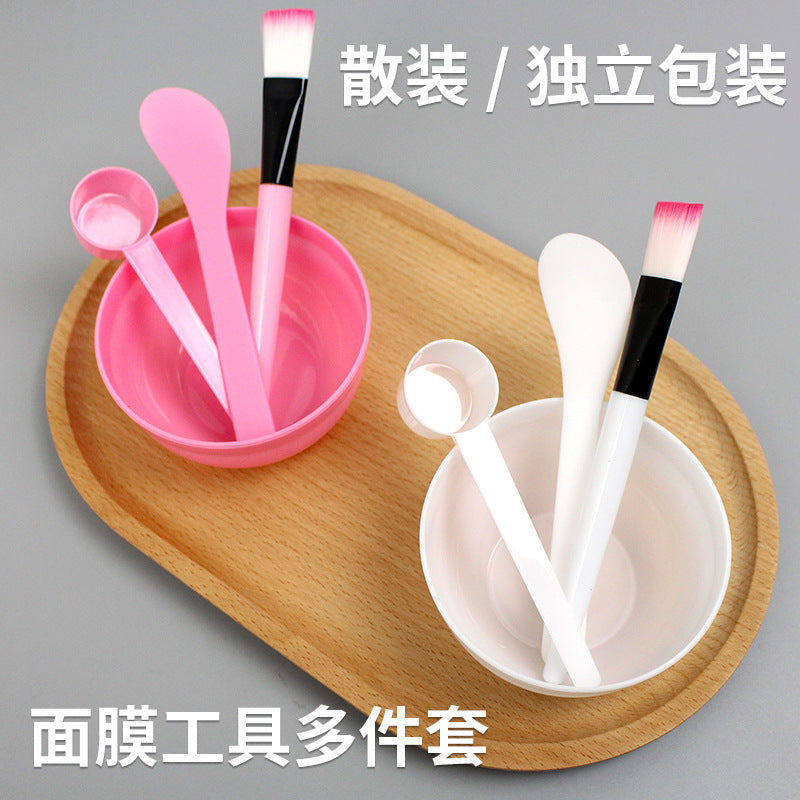 Facial Mask Bowl, Mask Stick, Mask Spoon, Mask Brush, Plastic Bowl, Stirring Stick, Mask Mixing Bowl, Makeup Brush, Bulk Set Wholesale - image 1