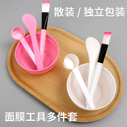 Facial Mask Bowl, Mask Stick, Mask Spoon, Mask Brush, Plastic Bowl, Stirring Stick, Mask Mixing Bowl, Makeup Brush, Bulk Set Wholesale - image 1