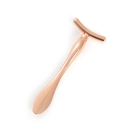 Eye Cream Stick Beauty Stick Eye Massage Stick Eye Cream Introduction Stick Eye Cream Spoon Face Cream Sub-pack Spoon T-shaped Metal Beauty - image 5
