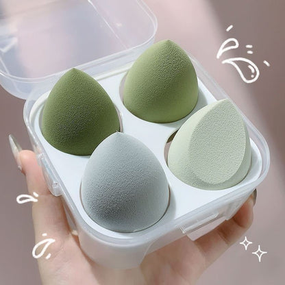 Internet Red Anchor with Goods Super Soft Makeup Eggs Don't Eat Powder Sponge Eggs Transparent Eggs Boxed Powder Puff Beauty Makeup Eggs Set - image 3