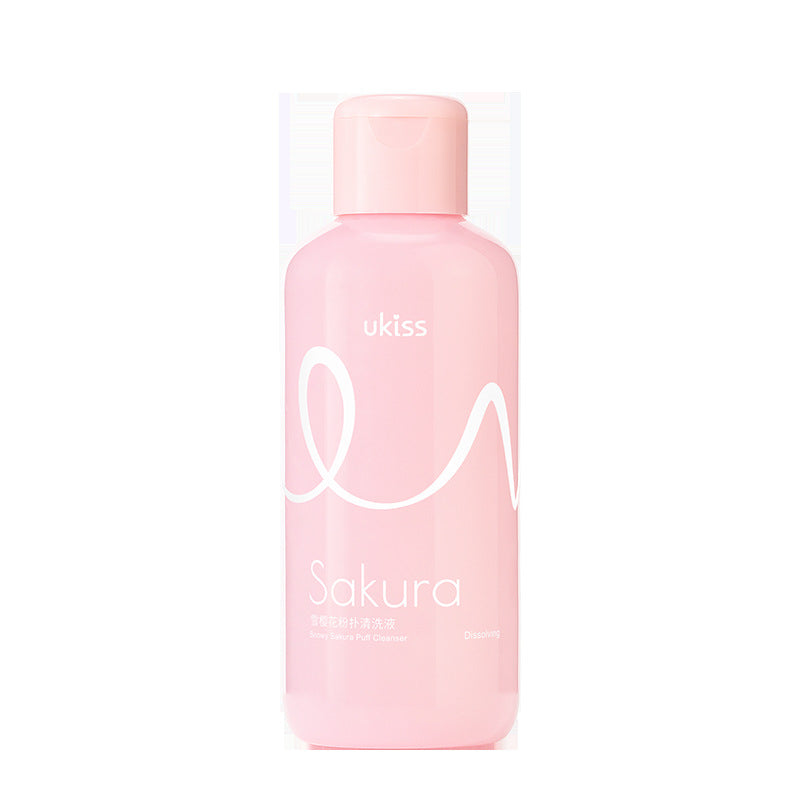 UKISS Youke Si powder puff beauty egg cleaner 150ml makeup brush sponge cleaner cleaning agent cleaning - image 5