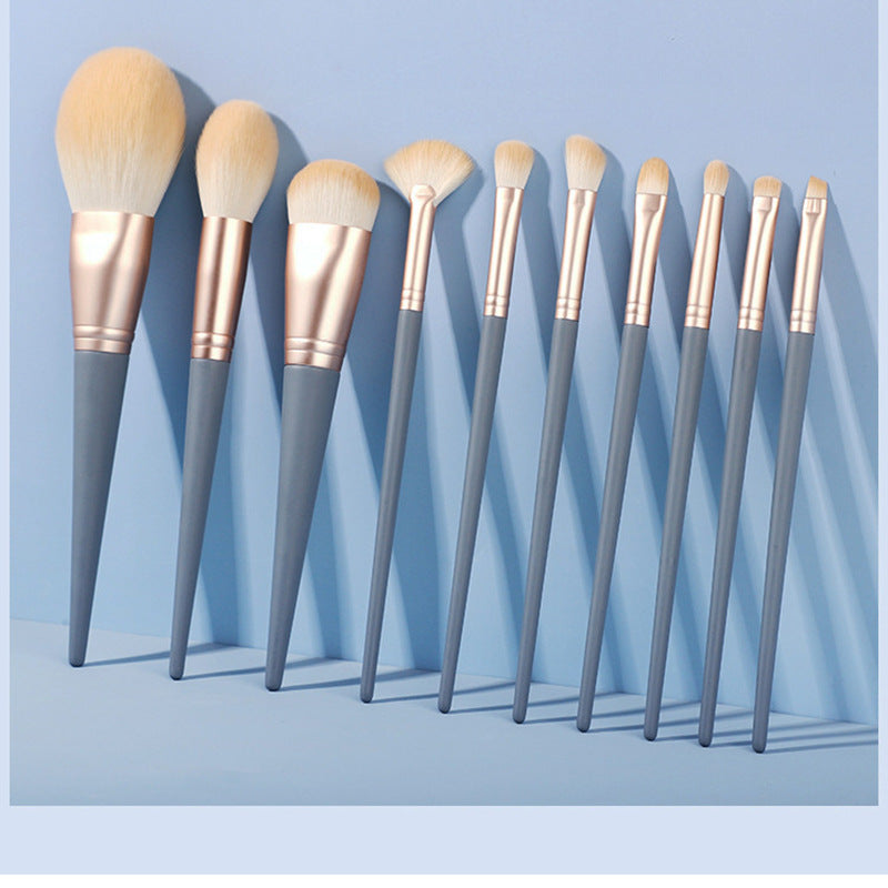 Blue Bridge 10 makeup brush set loose powder brush blush brush eye shadow brush wholesale beauty makeup tools - image 1