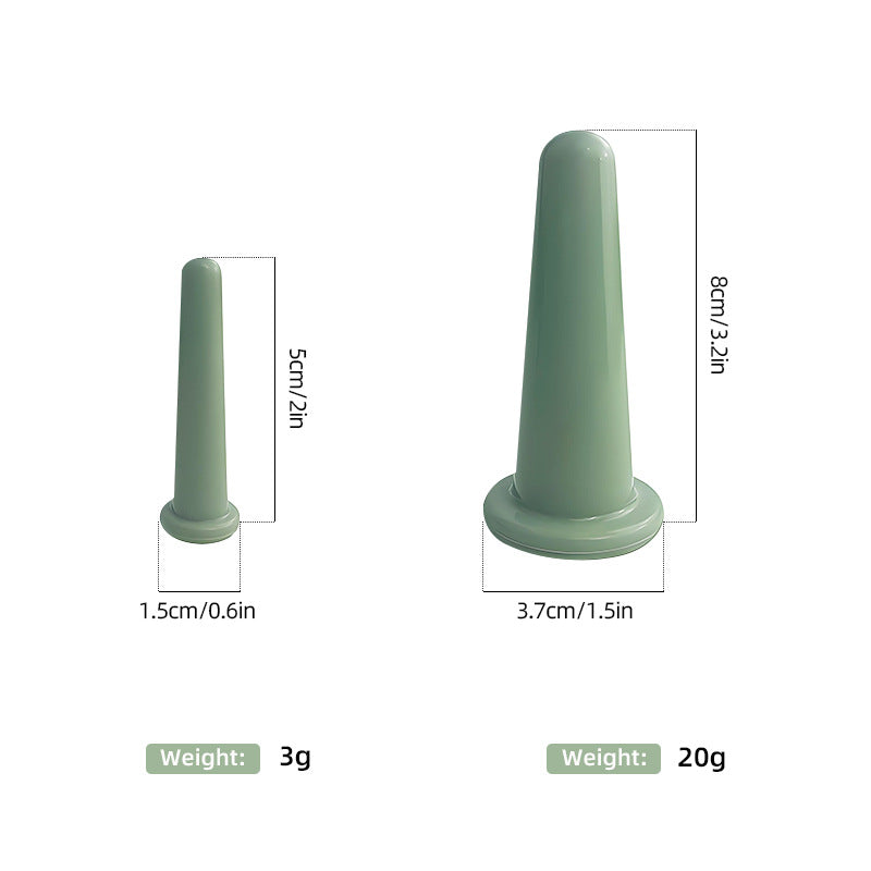 Labeled Cross-Border Silicone Cupping Device for Face and Eye Beauty, Skin Care, Lifting and Maintenance Massage Cup, Drop Shipping - image 3