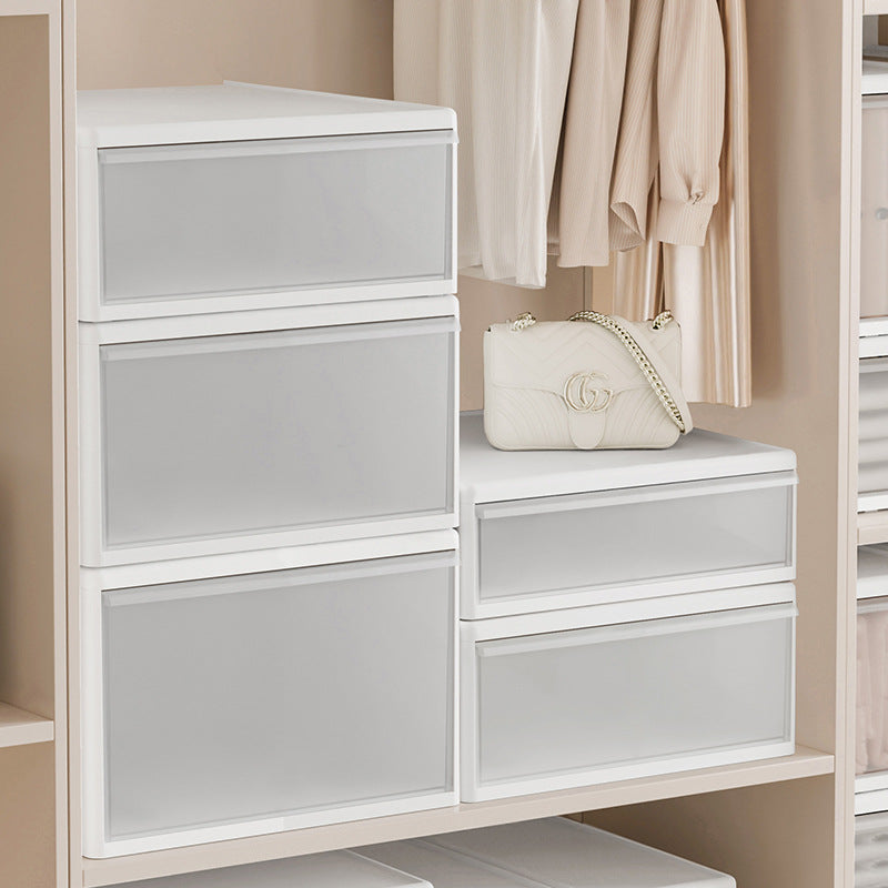 Frosted Drawer Storage Desktop Organizer Storage Box Underwear Socks Storage Dustproof Cosmetic Storage Box - image 1