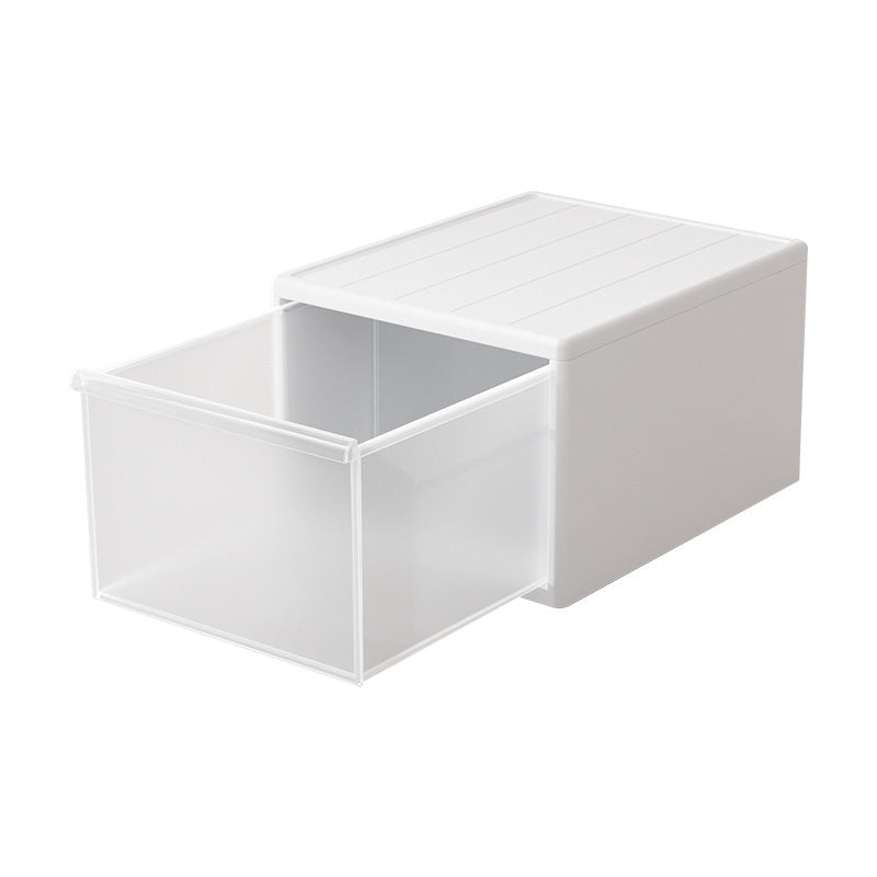 Frosted Drawer Storage Desktop Organizer Storage Box Underwear Socks Storage Dustproof Cosmetic Storage Box - image 5