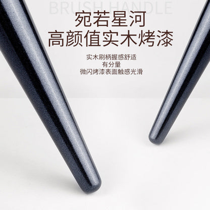 Cangzhou makeup brush suit Cangzhou full set of animal hair blush brush eye shadow brush nose shadow brush details makeup brush set - image 4