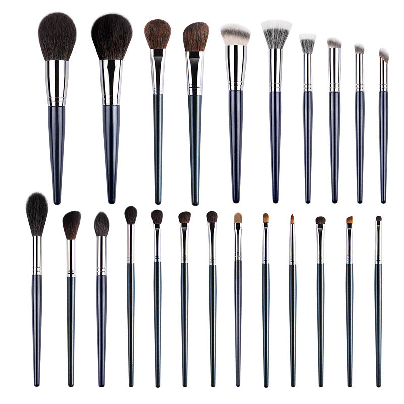 Cangzhou makeup brush suit Cangzhou full set of animal hair blush brush eye shadow brush nose shadow brush details makeup brush set - image 5